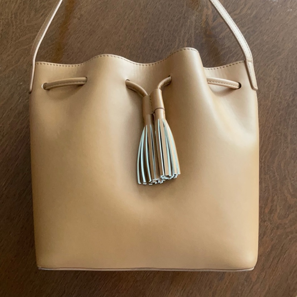J crew Faux Leather Bucket Bag